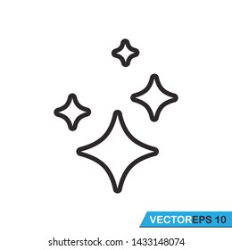 sparkle icon vector design template