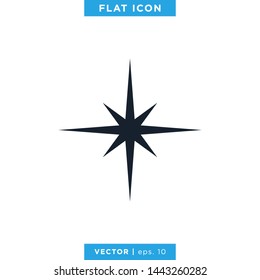 Sparkle Icon Vector Design Template