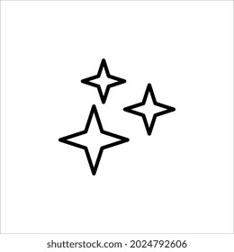 Plantilla de diseño de vectores de iconos de destello en fondo blanco.