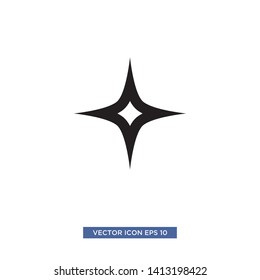 sparkle icon vector illustration template