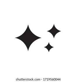 Sparkle Icon Vector Logo Template