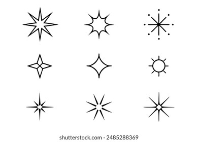 Sparkle Line Art Intricate Sparkle Pattern Artwork