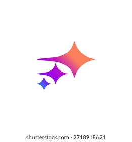 Logotipo de la chispa, icono digital de la tecnología de la chispa 