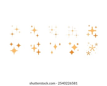 Sparkle Shape Art Element Set