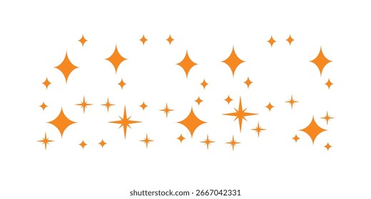 Coleção de Vetores de Elemento de Forma de Brilho