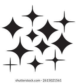 sparkle and shape vector illustration