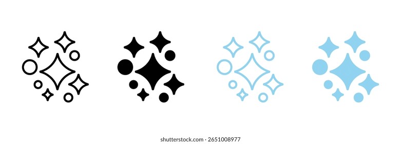  sparkle and shine icon vector isolated on white background. glitter, shiny, burst, bright icon vector
