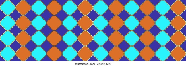 Sparkle Shiny Pattern. Geometric Trellis Tile. Trendy Geo Hijri. Quatrefoil Moroccan Ethnic Tesselation. Elegant Seamless Arabian Paper. Cool Eastern Mosaic. Rich Arabesque Texture.