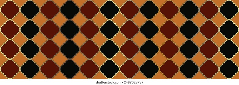 Sparkle Shiny Pattern. Geometric Trellis Tile. VIP Ottoman Pattern. Quatrefoil Persian Ethnic Tesselation. Trendy Geo Hijri. Cool Eastern Texture. Elegant Seamless Arabic Paper.