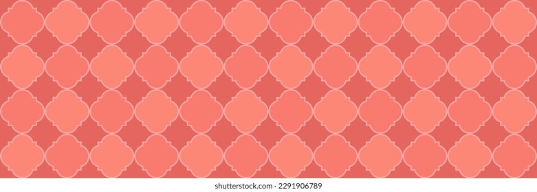 glänzendes Muster. Vintage Geo Trellis. Traditionelles nahtloses orientalisches Banner. Quatrefolien-Persische Ethnische Tesselung. Geometrisches Trellis-Tile. Noble Arabesque Textur. Coole arabische Muster.