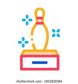 Sparkle Skittle Icon Vector. Outline Sparkle Skittle Sign. Isolated Contour Symbol Illustration