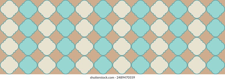 Sparkle Sparkling Pattern. Elegant Seamless Arabic Poster. VIP Arabesque Pattern. Quatrefoil Oriental Ethnic Tesselation. Cool Arabian Mosaic. Geometric Trellis Tile. Vintage Geo Trellis.
