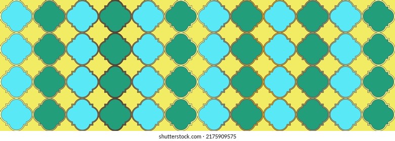 Sparkle Sparkling Pattern. Modern Geo Hijri. Cool Oriental Pattern. Quatrefoil Moroccan Ethnic Tesselation. Geometric Trellis Tile. Traditional Seamless Arabian Frame. Noble Ottoman Texture.