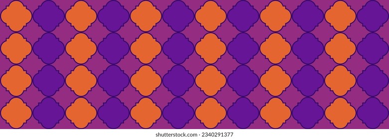 Sparkle Sparkling Pattern. Rich Ottoman Texture. Geometric Trellis Tile. Quatrefoil Moroccan Ethnic Tesselation. Cool Eastern Pattern. Traditional Seamless Arabic Banner. Vintage Geo Clover.