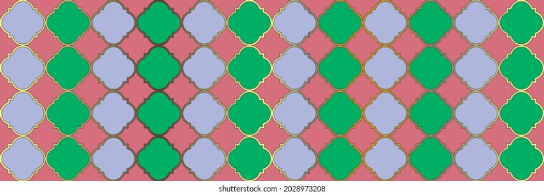Sparkle Sparkling Pattern. Traditional Seamless Arabian Poster. Geometric Trellis Tile. Quatrefoil Oriental Ethnic Tesselation. Modern Geo Trellis. Rich Ottoman Texture. Cool Moroccan Pattern.