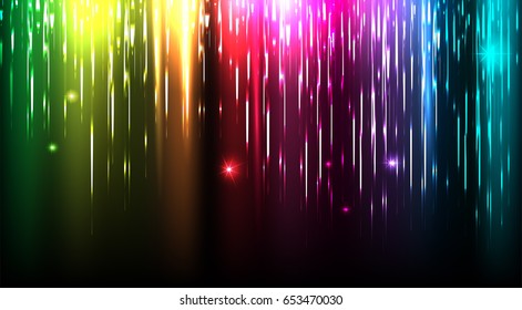 Sparkle spectrum or rainbow vertical backdrop
