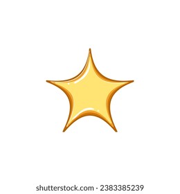 sparkle star cartoon. light galaxy, bright graphic, silhouette sign sparkle star sign. isolated symbol vector illustration