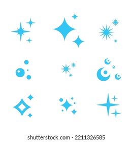 Estrella de aguja, sonrisa fresca concepto de símbolo creativo. Lavar, lustre, lavar, limpiar el logo comercial abstracto de la empresa. Hogar, brillar, icono más limpio