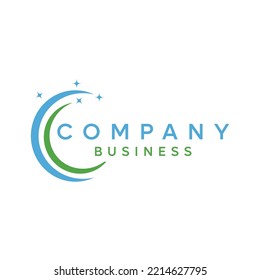 Sparkle star, fresh smile creative symbol concept. Wash, swirl, laundry, cleaning company abstract business logo. Housekeeping, shine, cleaner icon. Corporate identity logotype, company graphic design