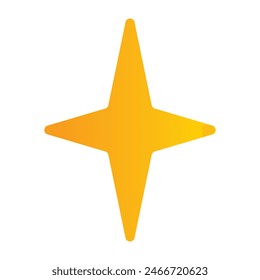 Sparkle Star gradient icon. illustration.