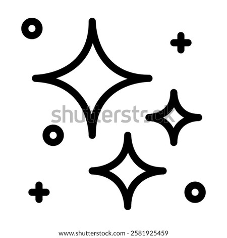 Sparkle Star Icon Christmas X-Mas Winter