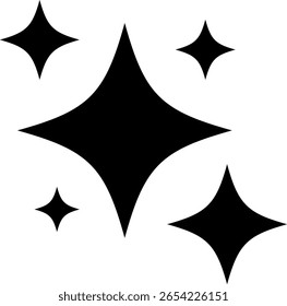 Sparkle star icon set. sparkle graphics for decoration. black sparkle shapes. Sunburst retro sale badge. star blank label