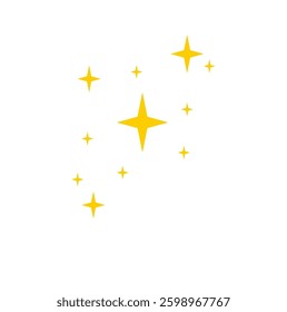 sparkle star icon.  Shining sparkle icon. Vector illustration.