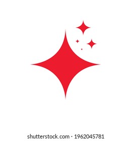 Sparkle star icon symbol vector