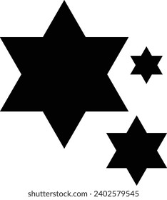 Sparkle star icon, vector abstract element of sparkling star symbol illustration