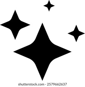 Sparkle stars icon set. Shine icons for app user interface and web elements