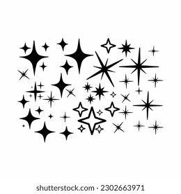 Sparkle Svg, Sparkle bundle, Sparkle cut files, Sparkle Clipart, star, Twinkle, Star moon svg, for Cricut and Silhouette