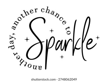 Sparkle t shirt design vector 