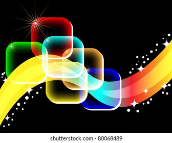 Sparkle Tiles Swirl