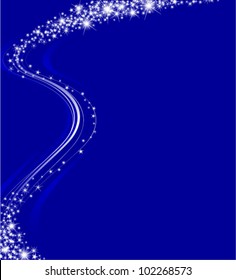 Sparkle trails background. Global colors used for easy color changes.