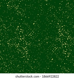 brillo dorado en fondo vectorial verde navideño, creado digitalmente en una tableta