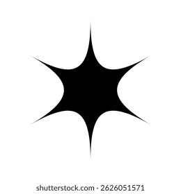 Sparkle vector icon. Shine symbol illustration. star sign or logo.
