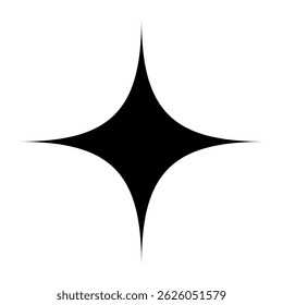Funkelndes Vektorsymbol. Illustration mit Glanzsymbol. Sternzeichen oder Logo.