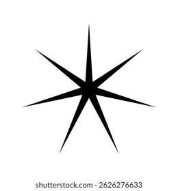 Sparkle vector icon. Shine symbol illustration. star sign or logo.