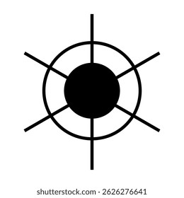 Sparkle vector icon. Shine symbol illustration. star sign or logo.