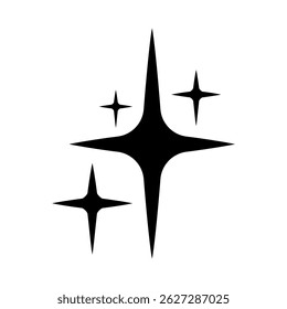 Sparkle vector icon. Shine symbol illustration. star sign or logo.