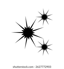 Sparkle vector icon. Shine symbol illustration. star sign or logo.
