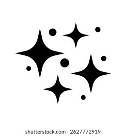 Sparkle vector icon. Shine symbol illustration. star sign or logo.