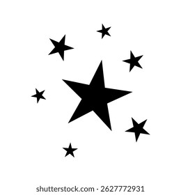 Icono de Vector brillante. Ilustración del símbolo del brillo. signo de la estrella o logotipo.