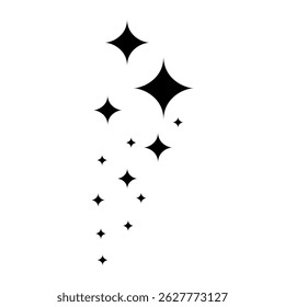 Sparkle vector icon. Shine symbol illustration. star sign or logo.