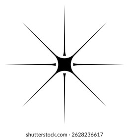 Sparkle vector icon. Shine symbol illustration. star sign or logo.