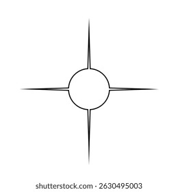 Sparkle vector icon. Shine symbol illustration. star sign or logo.