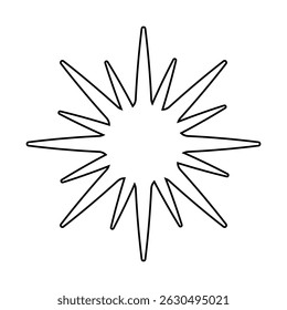 Sparkle vector icon. Shine symbol illustration. star sign or logo.