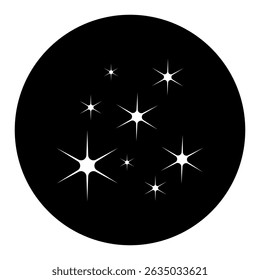 Sparkle vector icon. Shine symbol illustration. star sign or logo.