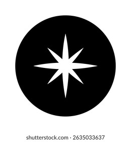 Sparkle vector icon. Shine symbol illustration. star sign or logo.