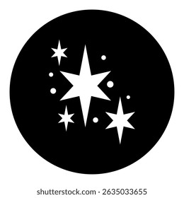 Sparkle vector icon. Shine symbol illustration. star sign or logo.